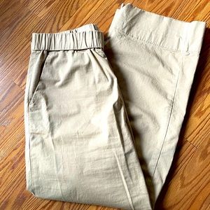 Everlane easy straight leg chino in khaki tan color